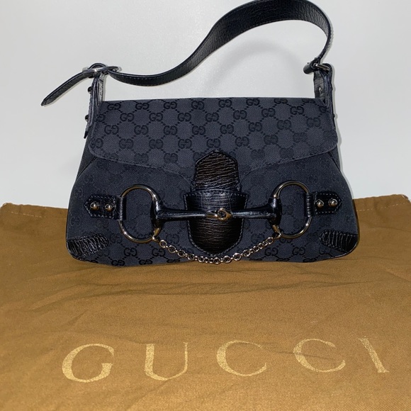 Gucci Handbags - GUCCI leather handbag ITALY